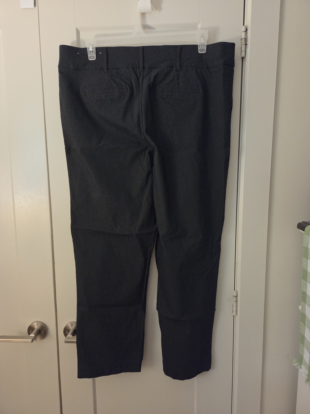 Penningtons Straight Leg Black Women's Dress Pants - Picture 2 of 8